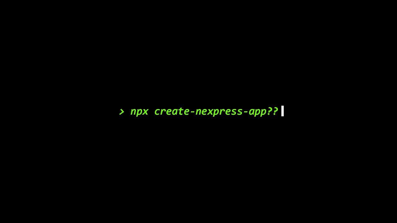 No more app.use() from now on... Nexpress??